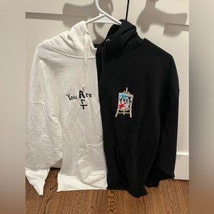 UNXPECTD split sweatshirt hoodie